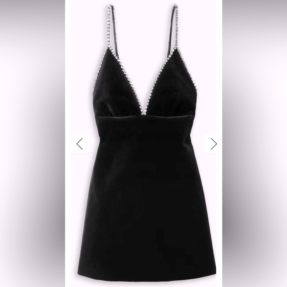 Nwt House Of Harlow Mini Satin Rhinestone Dress Party Formal Summer Revolve